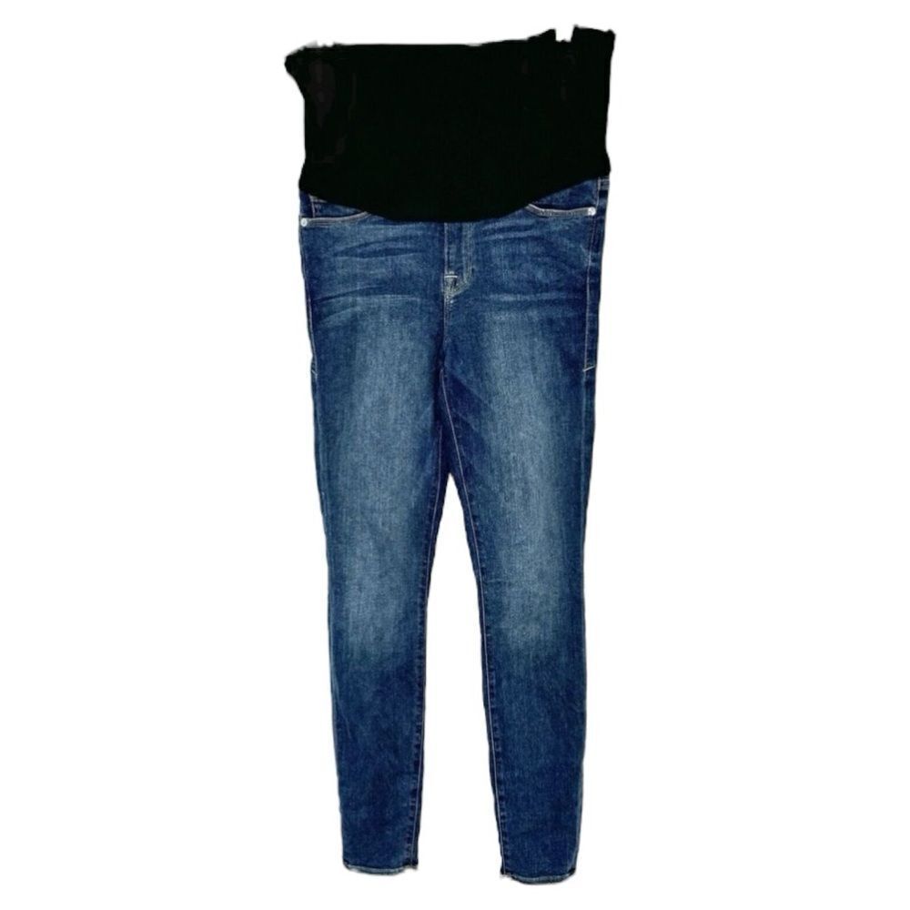 Good American Good Legs Good Mama Full Belly Maternity Jeans Size 30/10 - Picture 4 of 9
